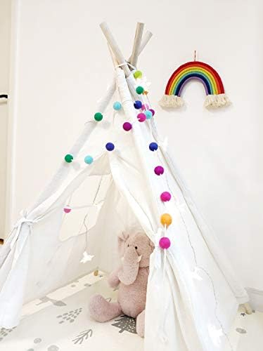 Mkono Tassel Garland Pom Pom Ball String Banner Macame