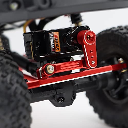 Epinon Aluminium High Cleation Chassis Links Links de suspensão Links de direção e placa de skid conjunto para 1/24 Axial Scx24