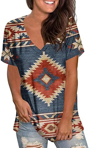 Camisetas de camisetas enormes femininas Tees gráficos impressão de moda Tops de verão casual de caça curta de caça curta Túnica de camiseta solta túnica