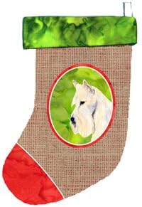Tesouros de Caroline SS2038-CS Scottish Terrier Christmas Stocking, 11 x 18, multicolor