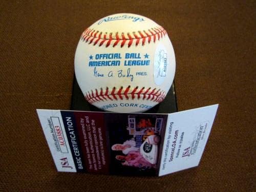 RACHEL ROBINSON Jackie Robinsons esposa Dodgers Hof assinou o Baseball Auto Oal JSA - bolas de beisebol autografadas