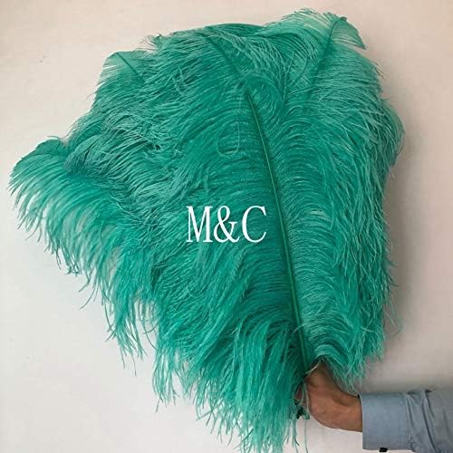 Xucus Big Pólo Mint Avestruz Verde Feather 50pcs/lote 70-75 cm/28-30 polegadas penas de avestruz para decorações de casamento