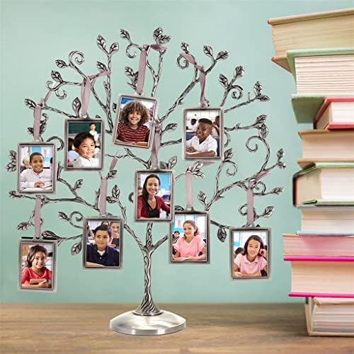 ZHAOLEI Family Tree Picture Frame Hold 9 Fotos penduradas para o aniversário Mãe Pai dia Presentes de Natal