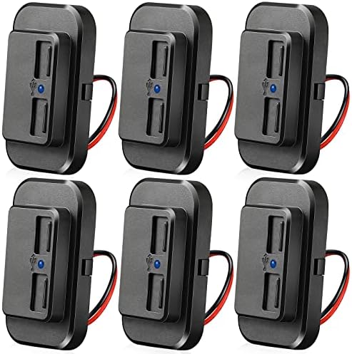 12V Usb Outlet Automotive Painel de porta USB Montagem 12V Carregador USB Multi Port Switch Painel Carregador de carregador Power Power