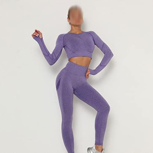 CZDYUF Sportswear Roupa de ioga sem costura Roupas de ginástica Roupas femininas Altas da cintura