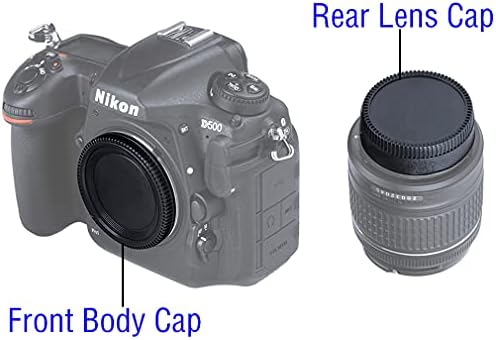 Tampa da lente traseira Nikkor + tampa do corpo da câmera para Nikon D7500 D7000 D850 D810 D800 D750 D350 D600 D3500 D3400
