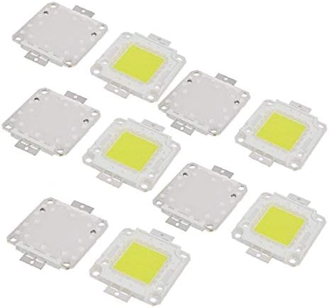 X-Dree 10pcs 27-30V 50W lâmpada de lâmpada LED lâmpada Ultra Bright High Power para holofo