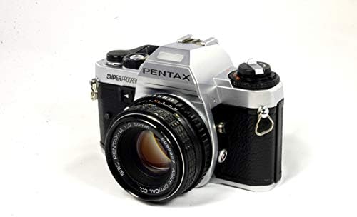 Pentax Super Program 35mm SLR Câmera de filme com lente SMC Pentax-A 1: 2 50mm
