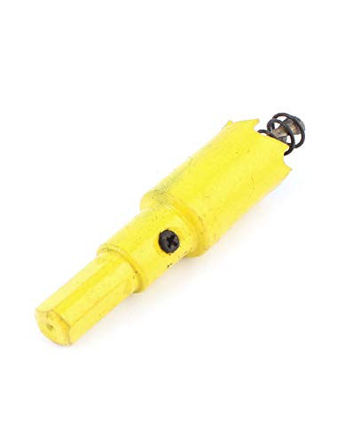 NOVO LON0167 18mm Bi-metal em destaque M42 HSS Hole eficácia confiável Saw Cutter Drill Bit Yellow