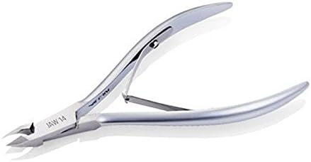 NGHIA Profissional Aço inoxidável Cutícula Nipper JAW 14 Ferramentas de manicure do cortador de cutículas com mola dupla - Ferramenta perfeita de cuidados com as unhas em casa/spa/saloon osimihome