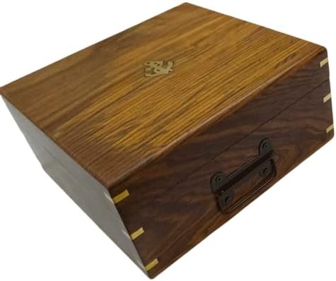 Modelo de Navirock Alemão Black Antique Sextant Navigation Instrument Sextante Navegacion Sextante marinho com caixa de madeira