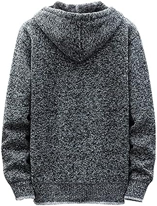 ADSSDQ Capuz com capuz Longo Menas de manga comprida Homem casual Spring Travel Comfort Knit Jackets