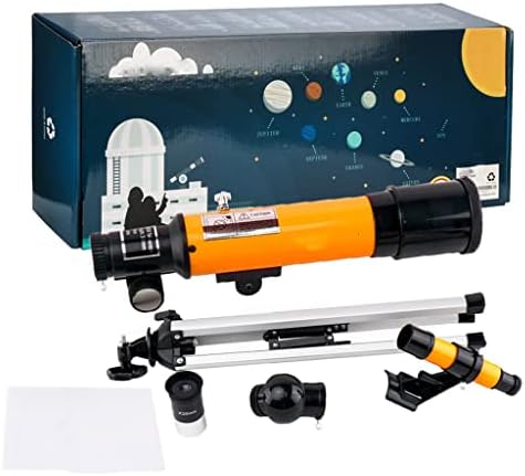 Telescópios Telescópio infantil com tripé, escopo do localizador, telescópio portátil para crianças e iniciantes, com escopo