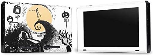 Skinit Decals Gaming Skin Compatível com Nintendo Switch Bundle - Oficialmente licenciado Disney Jack Skellington Pumpkin