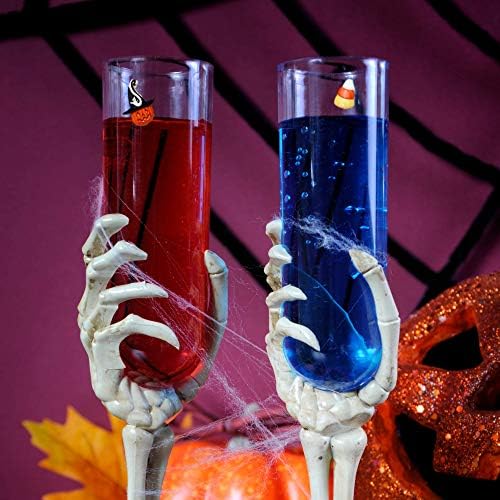 Halloween Wine Charm Pacote de 18 marcadores de bebidas magnéticas para sua festa simplesmente encantadas