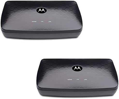 Adaptador Motorola MOCA para Ethernet por coaxial, plug and play, velocidade ultra rápida, aumento da rede doméstica para melhor streaming e jogos