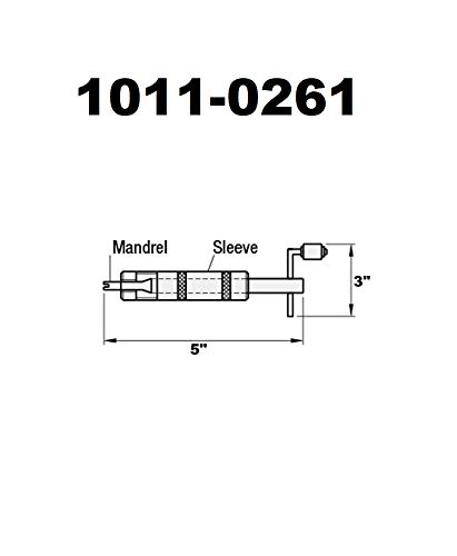 HHIP 1011-0222 Ferramenta de instalação de inserção de fio, 3/8-24 Inserir thread