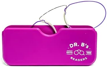 Dr. LEITORES DE B DARE PINCHAÇÃO LEITURA DE LEITURA COM O CASO UNIVERSAL CASO MENINAS Mulheres óculos para leitura de óculos