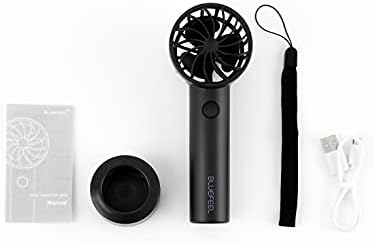 Minihead Fan Pro-Mini Fan Handheld, bateria de 24 horas, 0,22 lbs, de bolso, fluxo de ar forte, item obrigatório para o verão, modo