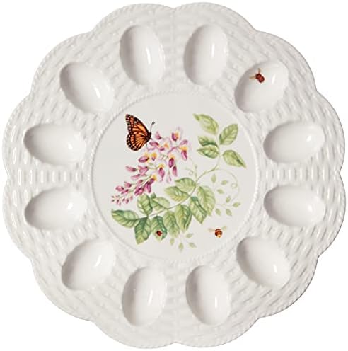 Lenox 893455 Butterfly Meadow Bunny Cobert Butter Dish