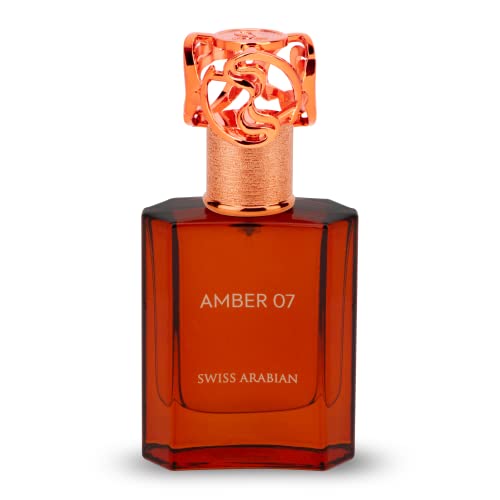 Âmbar suíço Arábico 07 - Produtos de luxo de Dubai - Fragrância de spray EDP pessoal e duradouro e viciante - um aroma sedutor e exclusivo - o aroma luxuoso da Arábia - 1,7 oz