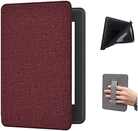 Para o Kindle Fabric TPU Cover 10th Gen 2019 com alça de mão, com acordar/sono automático, caneta de tela de toque