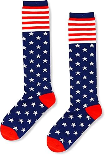 ZMART Funny America Flag Taco Socks, presentes de novidade para o dentista Doctor Food Animal Lover