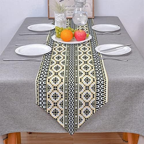 Jahh Style Style Geométrico Mesa de padrões Runner Decoração de casamento Toneira de mesa e Placemat Table Decor Decor Runner