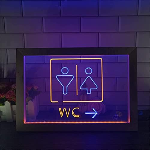 DVTEL WC Toilet LED NEON SILH