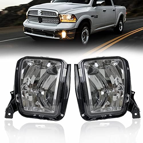 Luzes de neblina para Dodge Ram 1500 Cathop 2013 2014 2015 2017 2018, caminhão de lâmpadas de nevoeiro de caminhão