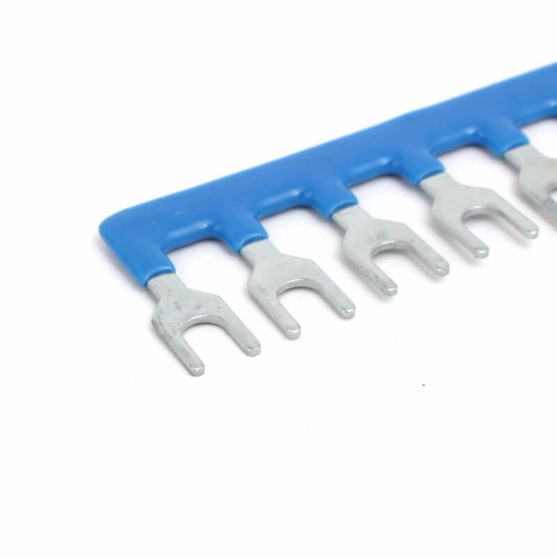 Peças da ferramenta eViki 10pcs 600V 15A 5mm Pitch 8 Posição PCB Terminal Block Strier Bluer Blue Blue