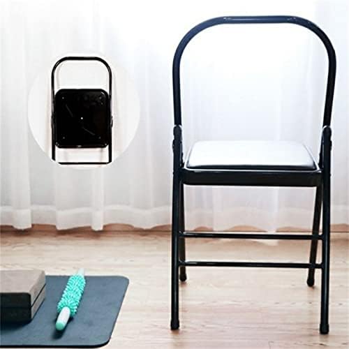 Teerwere Yoga Cadeira dobrável Cadeira de ioga Cadeira auxiliar Cadeira dobrável Cadeira traseira Ferramenta de