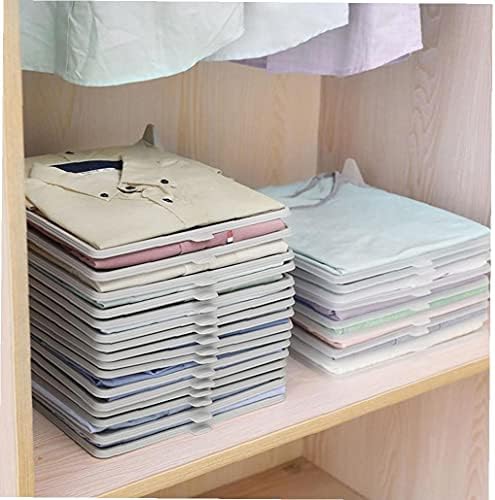 Roupas rápidas práticas Pasta de roupas de roupa dobrável Organizador da pilha de gavetas domésticas do armário doméstico