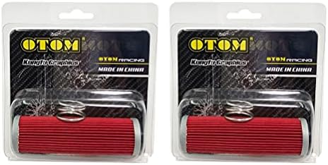 OTOM OUDIMO Motocicleta 2 PCS Filtros de óleo de motor importados Papel de filtragem para Zongshen NC250 NC450 Off-Road Motocross Dirt Bike Peças