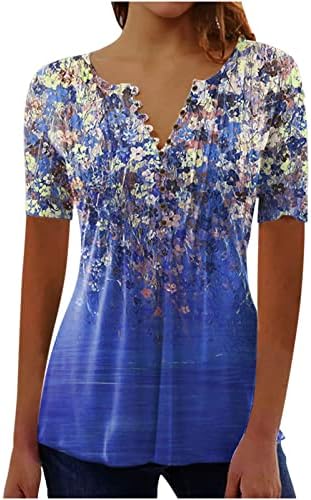 Tops femininos Casual Casual Casual Sexy Fold Floral Print Butts Tops