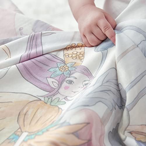 Domiamia Sack Sack & Blanket Conjunto do mesmo tecido de algodão de bambu Melhor presente para menina de 6 a 18 meses