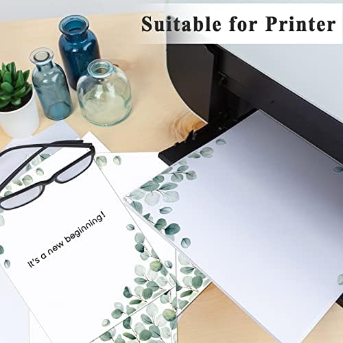 150 folhas Greante Peijo papel de papelaria decorativa Design de fronteira papel vegetação timbrado de papel de papel folha