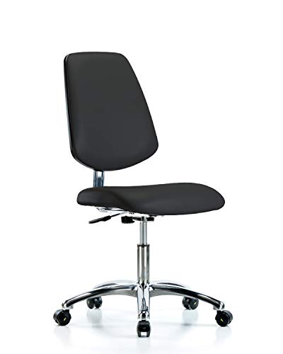 Labtech Seating LT40948 CLASSE 10 LIMPO SALA/ESD VINIL MALL HEILL CREANTE MELA BASE CROMO