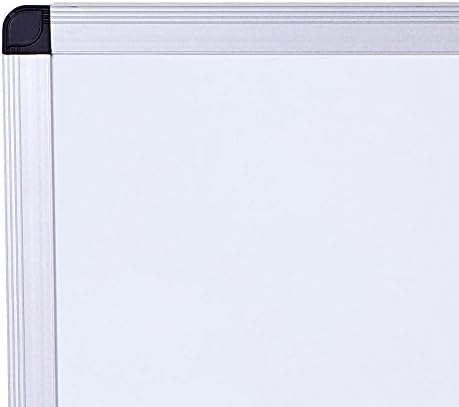 VIZ-PRO APARAÇÃO DRISE DRISE/quadro branco, não magnético, 60 x 48 polegadas, pacote de 2, placa montada na parede para escritório da escola e casa, com marcadores de 12 contagens