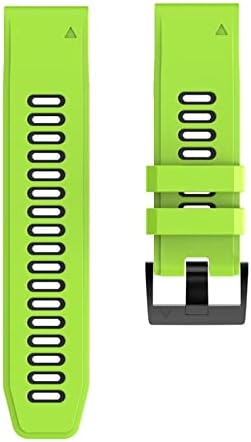 Hepup 22 26mm Strapa de banda de vigia rápida para Garmin Fenix ​​6x Pro Watch Silicone EasyFit Band para Fenix ​​6