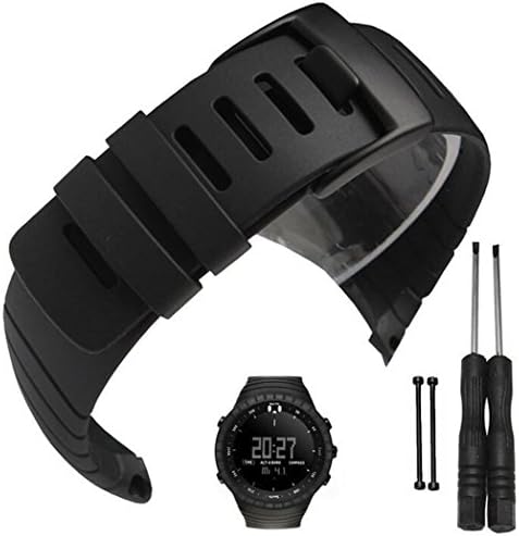 Picowe Suunto Core Watch Band Strap, relógio de borracha Banda de substituição Strap Acessórios para Suunto Core All Black SS014993000/SS013336000/SS013337000