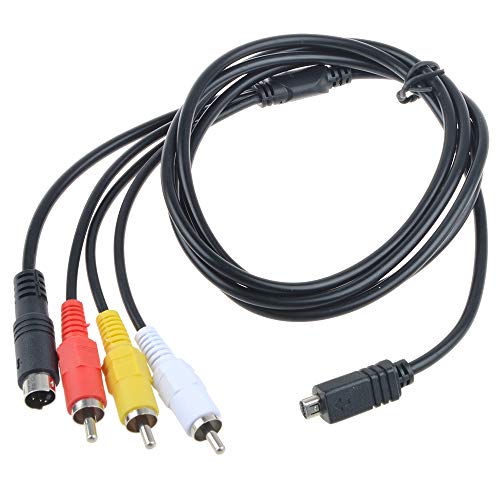 PKPower 5ft AV A/V Audio Video TV Cable Liga para Sony Handycam DCR-SX85/V/E/L SX85/B/R
