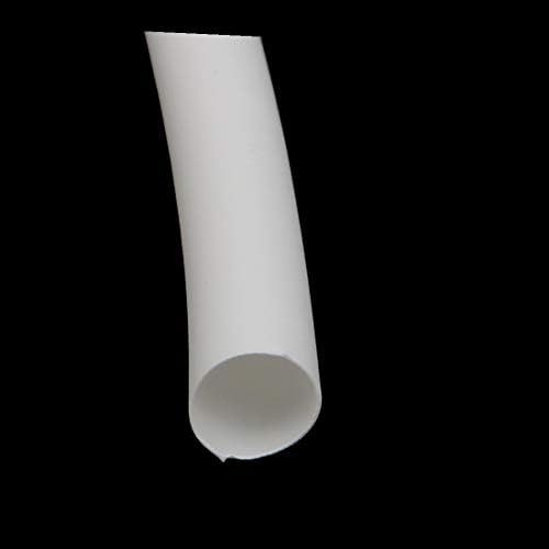 Novo Lon0167 de 6m Comprimento apresentado 5mm DIA DIA Eficácia confiável eficácia poliolefina isolada térmico encolhimento de tubo de fio branco