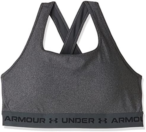 Under Armour Women's Crossback de impacto médio Heather Sports Bra