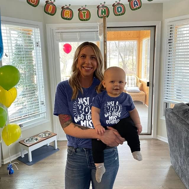 Mamãe e eu camisa combinando apenas uma mãe que ama seu filho combinando roupa de bebê de manga curta camiseta de t-shirt