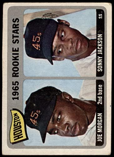 1965 Topps 16 Os novatos de Houston Joe Morgan/Sonny Jackson Houston Astros Fair Astros