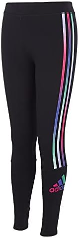 calças justas de logotipo de 3-Stripes da Adidas Girls