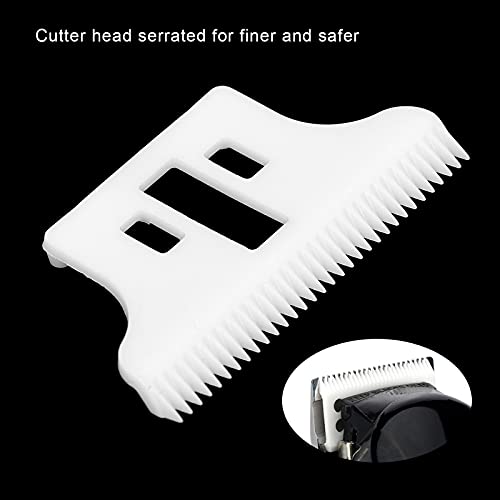 Lâmina de cortador de cabelo de substituição, lâmina elétrica Blade Professional Cabeça de dente fino Corte de cabelo Corte