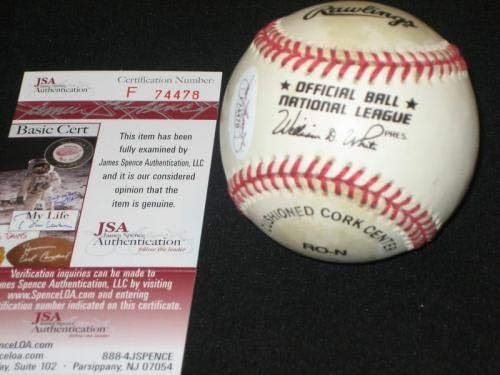 Bill Lohrman autografou assinado onl beisebol jsa raro !! - bolas de beisebol autografadas