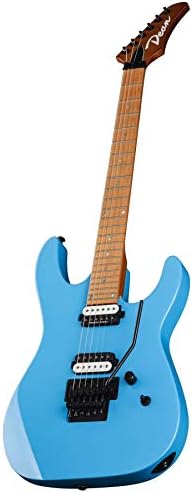 Guitarra elétrica de Dean Md24 Floyd, pescoço de bordo assado, azul vintage